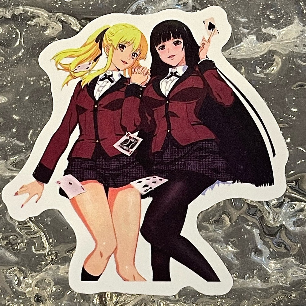 5/$10 Waterproof Vinyl Sticker Kakegurui :Compulsive Gambler